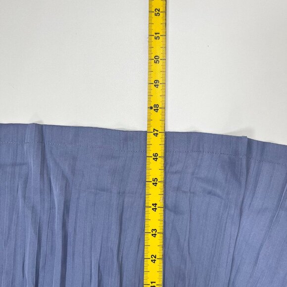 NWOT ANTHROPOLOGIE Ruffled Tiered Midi Dress In Blue Size XLP - Picture 13 of 13